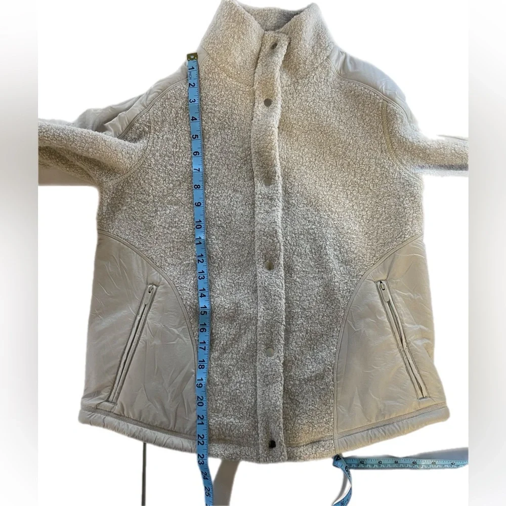 Lululemon Go Cozy Jacket Heathered Ceramic size 4 - Picture 12 of 14
